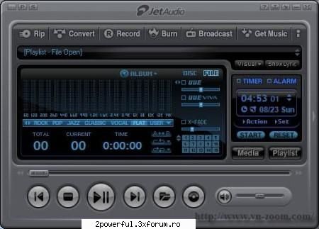 cowon jetaudio is integrated multimedia software composed of a single compact rack. not only does it
